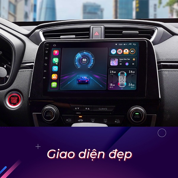 Giao diện điều khiển ICAR Elliview SEP 2K+ với camera 360