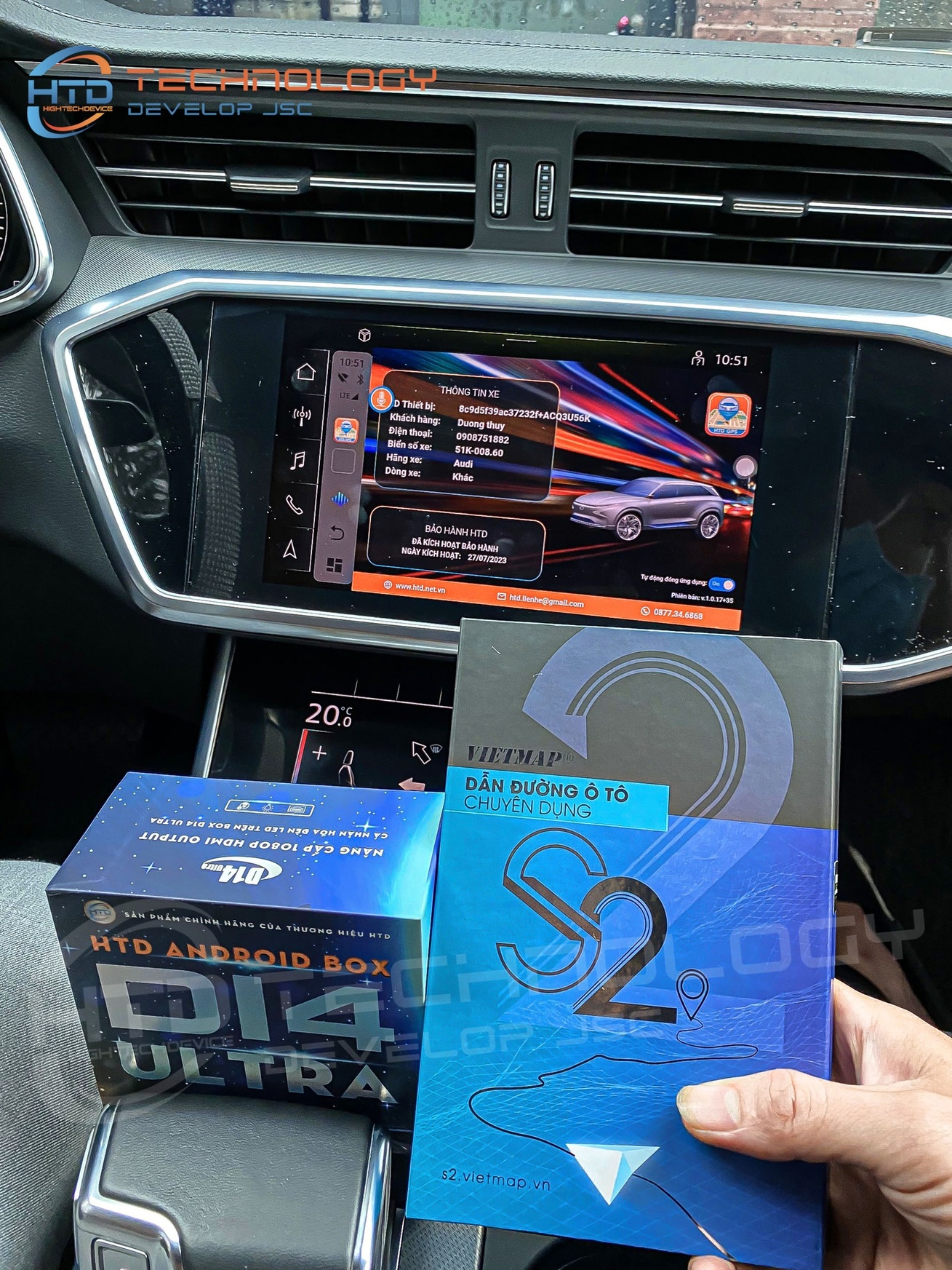 Android box HTD D14 Ultra cho AUDI A6 - ảnh 8