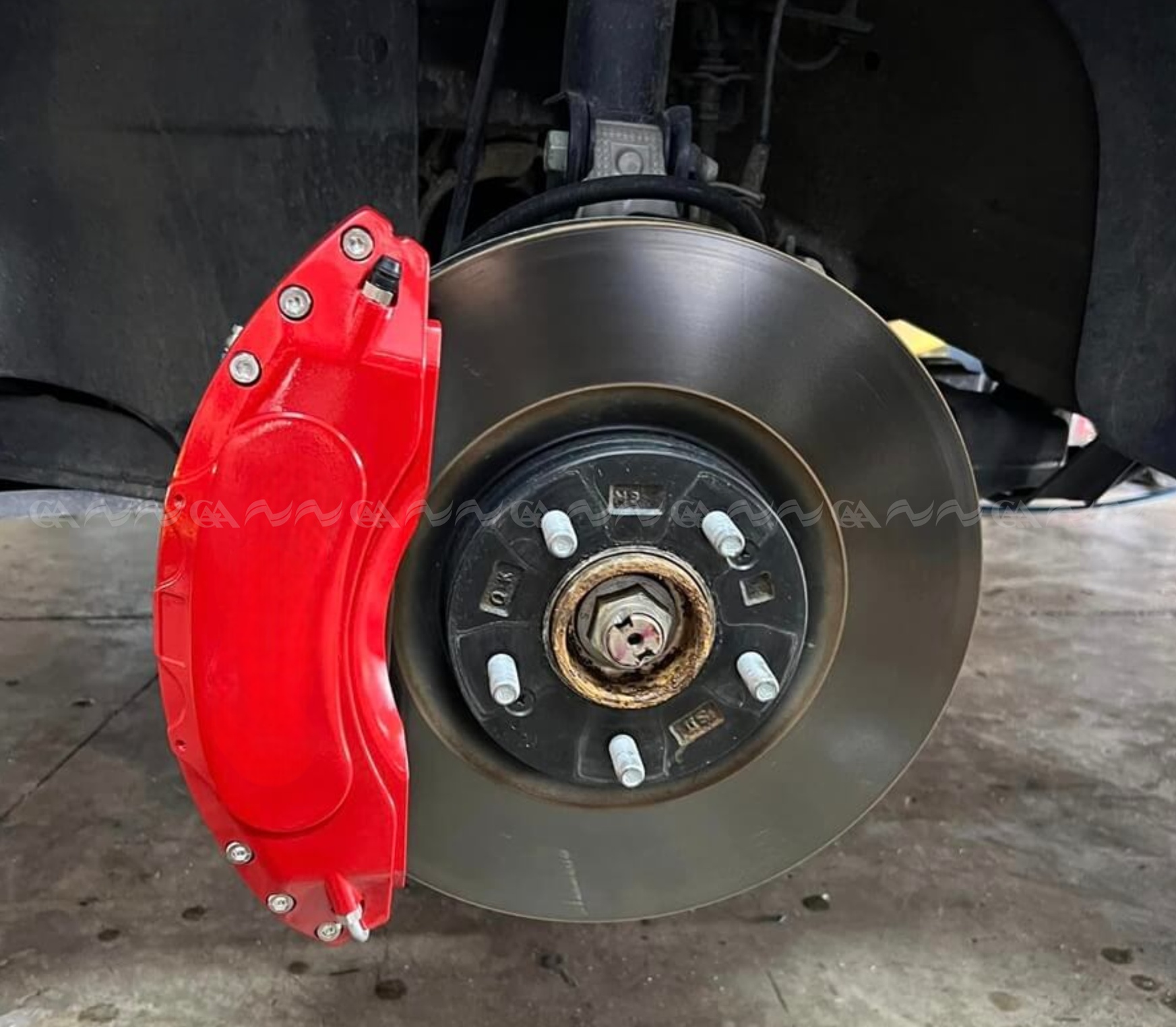  Ốp má phanh HQ Racing Elantra 2023 đỏ - ảnh 2