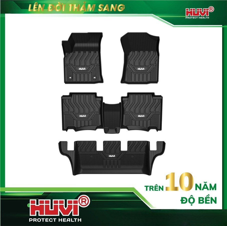 Bộ thảm s&agrave;n Huvi Fortuner 2017+ đầy đủ