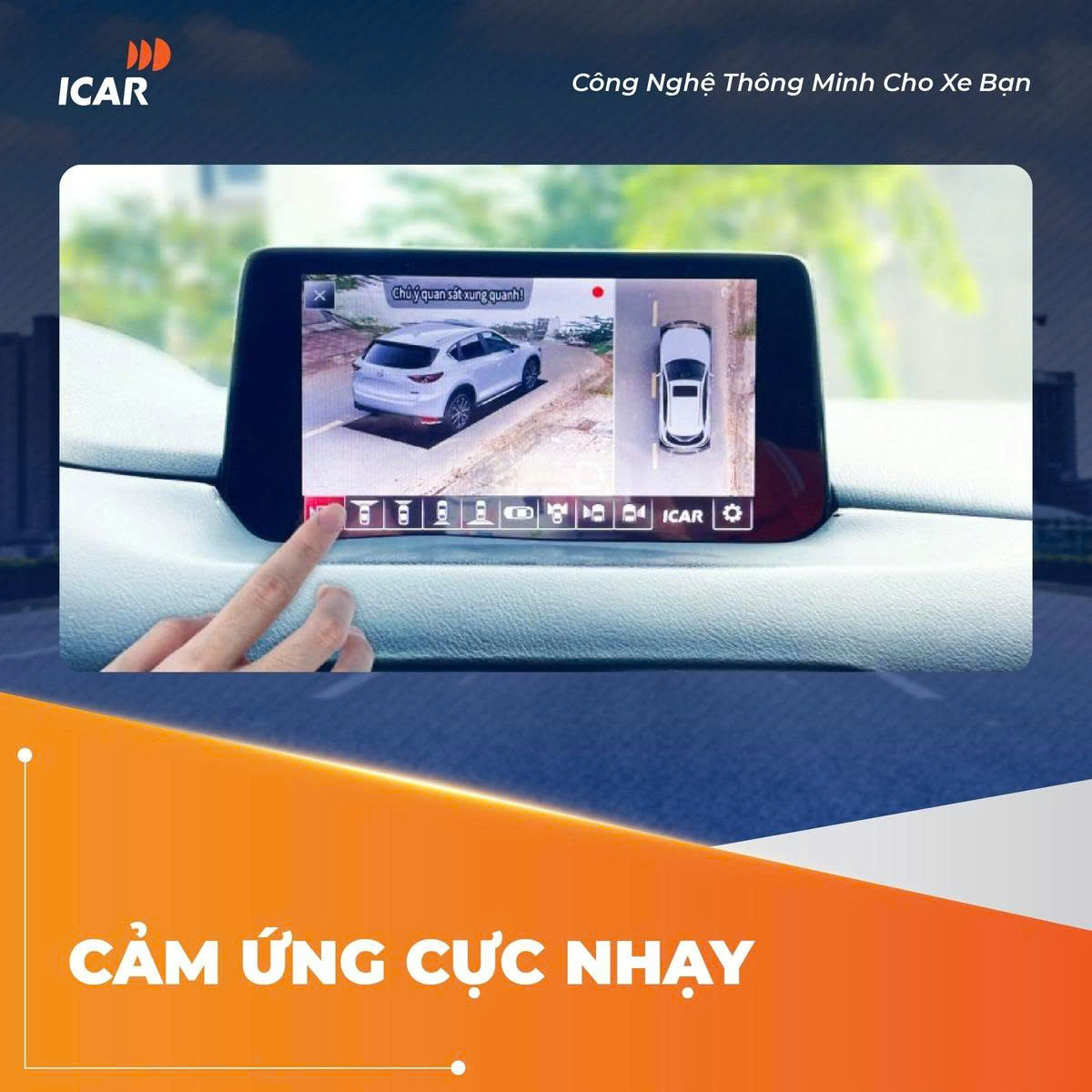 Giao diện th&acirc;n thiện v&agrave; dễ sử dụng của Icar Elliview M12