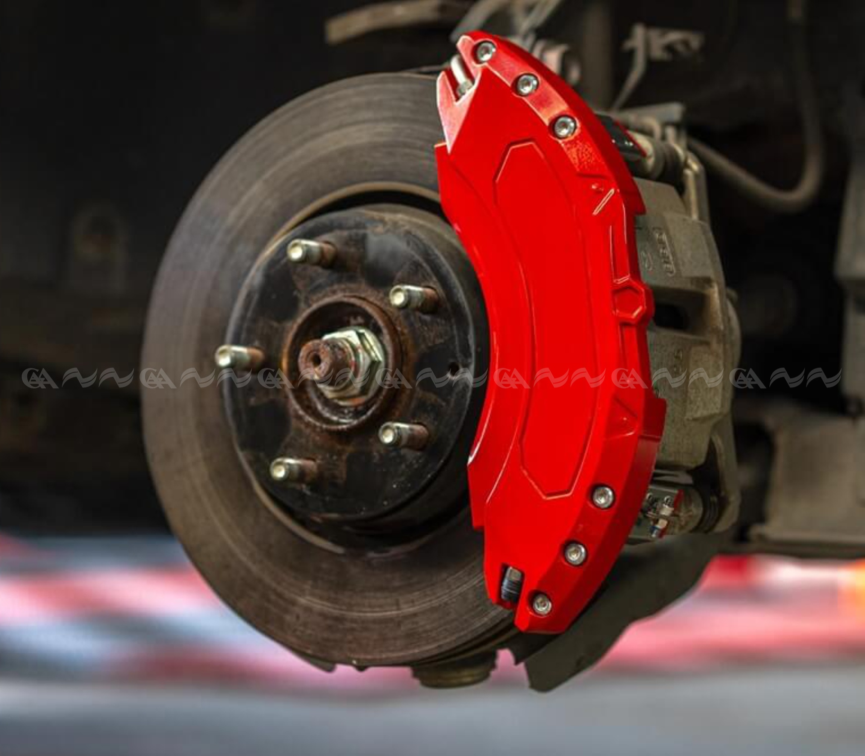  Ốp má phanh  HQ Racing CRV 2018+ đỏ - ảnh 2