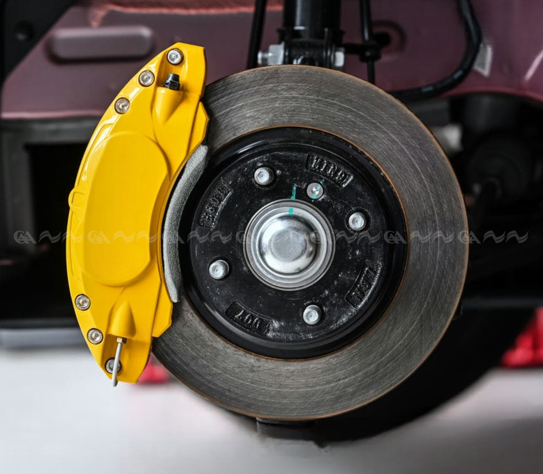 Ốp má phanh HQ Racing Everest 2022 vàng - ảnh 2