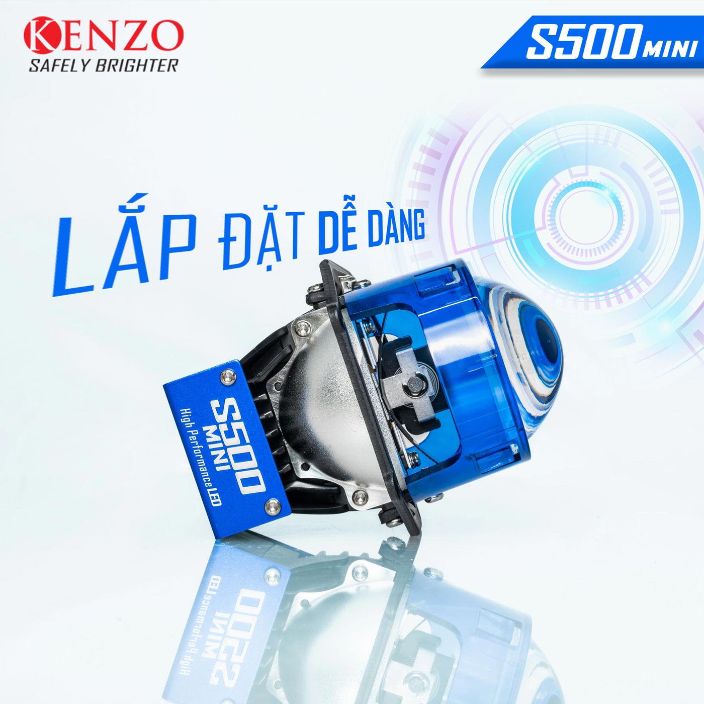 Bi Led Kenzo S500 mini 2.0 inch - ảnh 4
