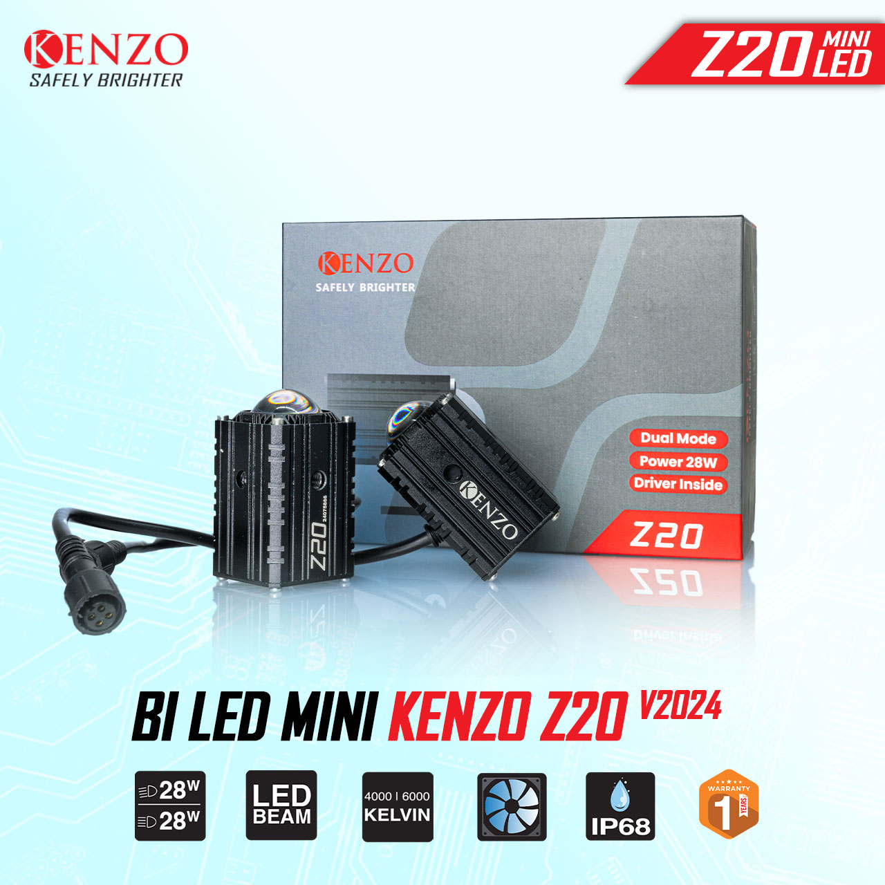 Bi Led Mini Kenzo Z20 - ảnh 1