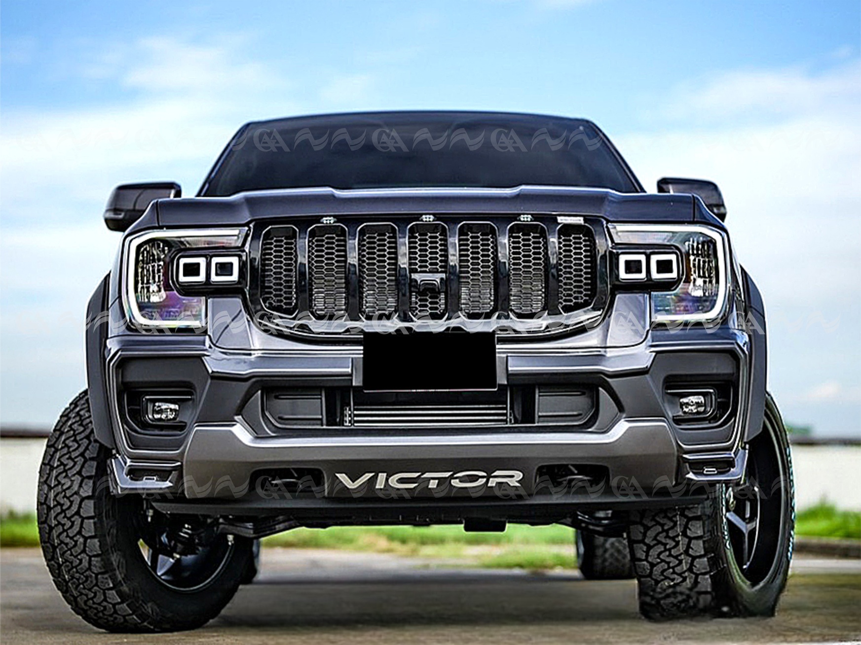 Body kit Ranger 2022+ mẫu Victor V2 XLT/ XLS