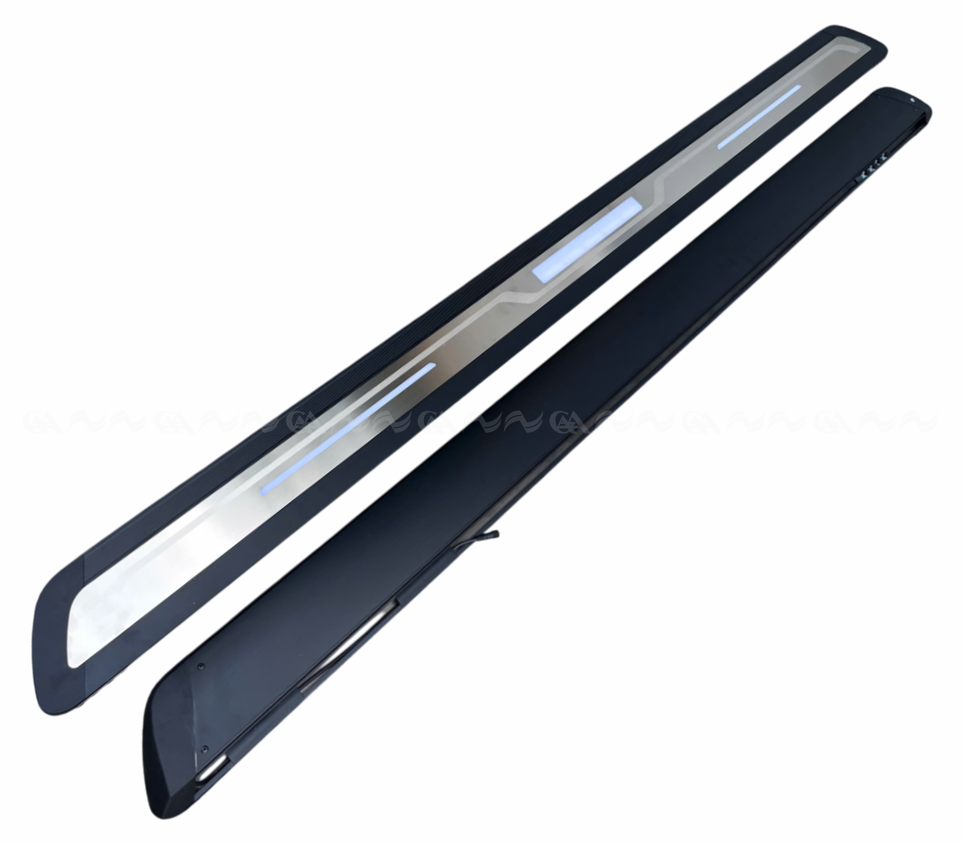  Bậc lên xuống điện Teramont 2025 mẫu mặt gương có led  - ảnh 2