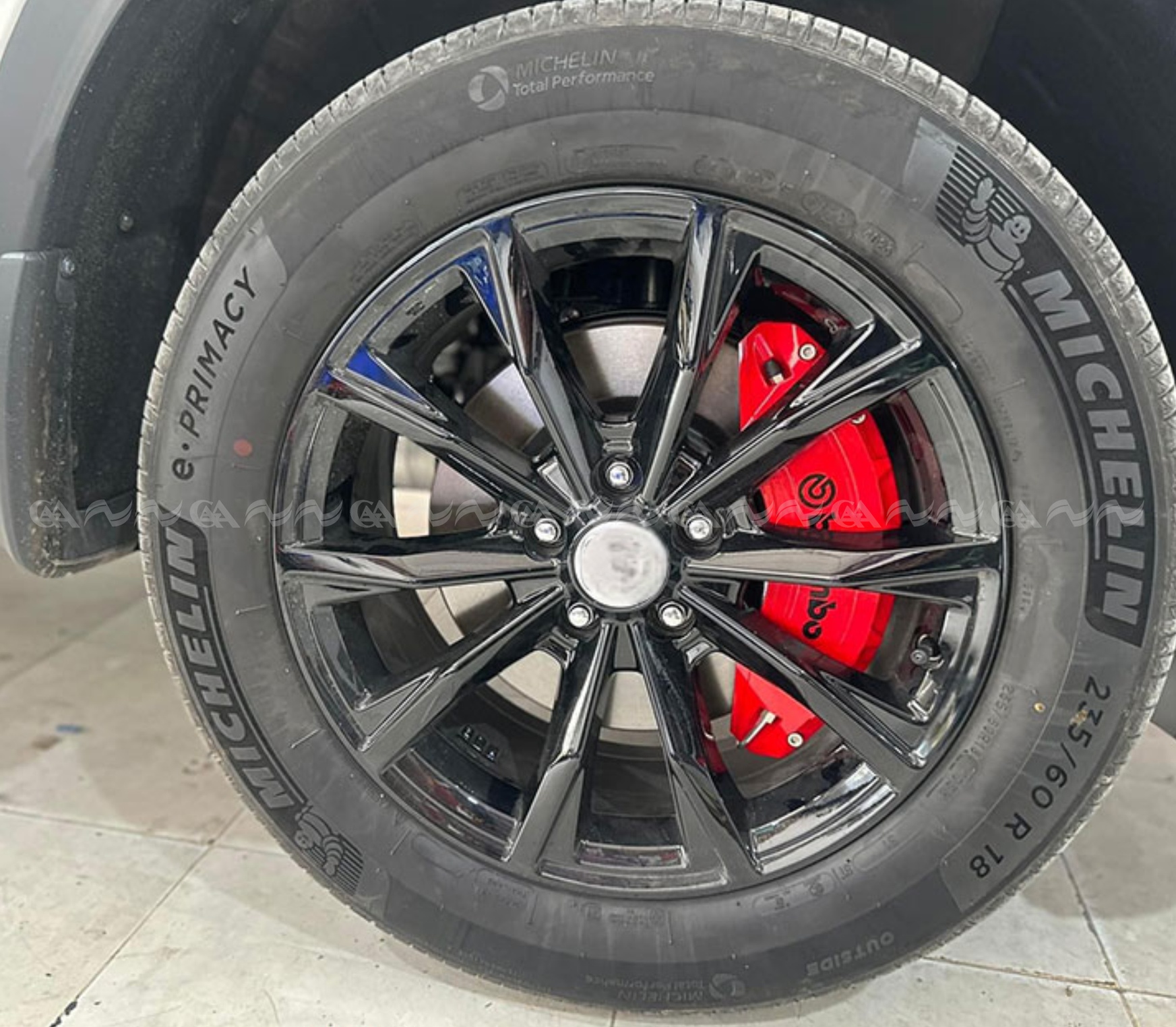  Ốp má phanh  HQ Racing CRV 2018+ đỏ - ảnh 3