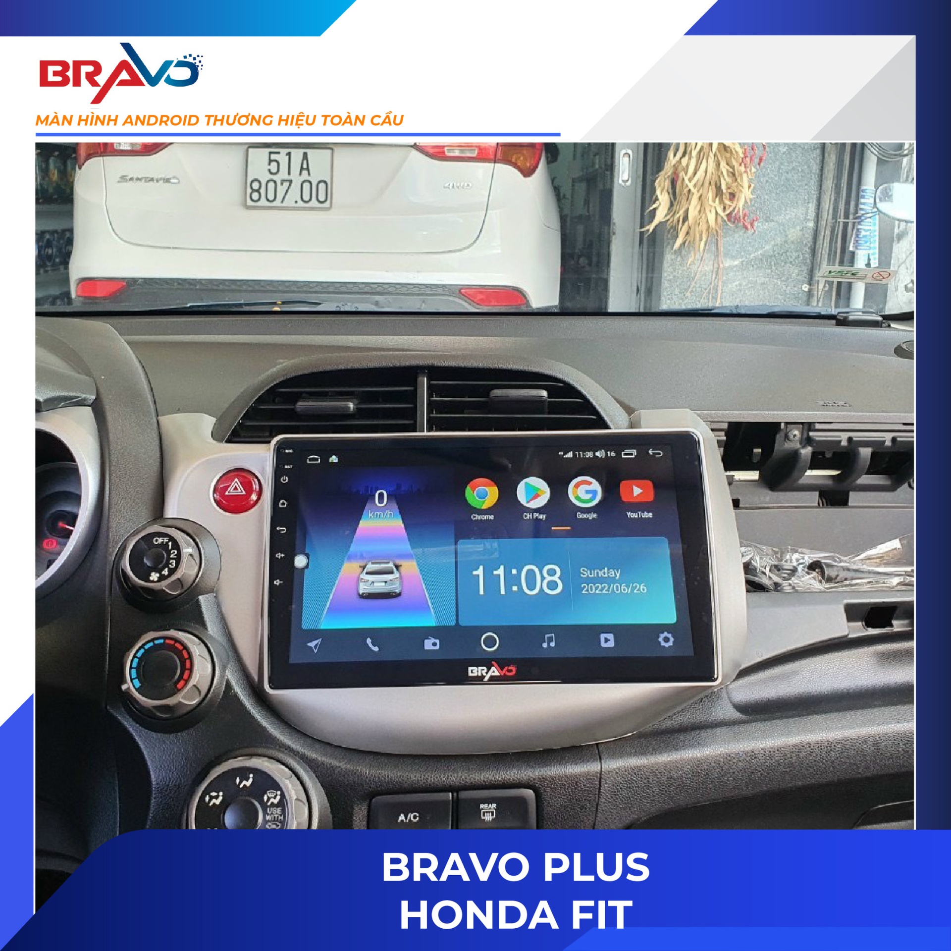 Màn hình android Bravo B100Plus 10 inch - ảnh 5