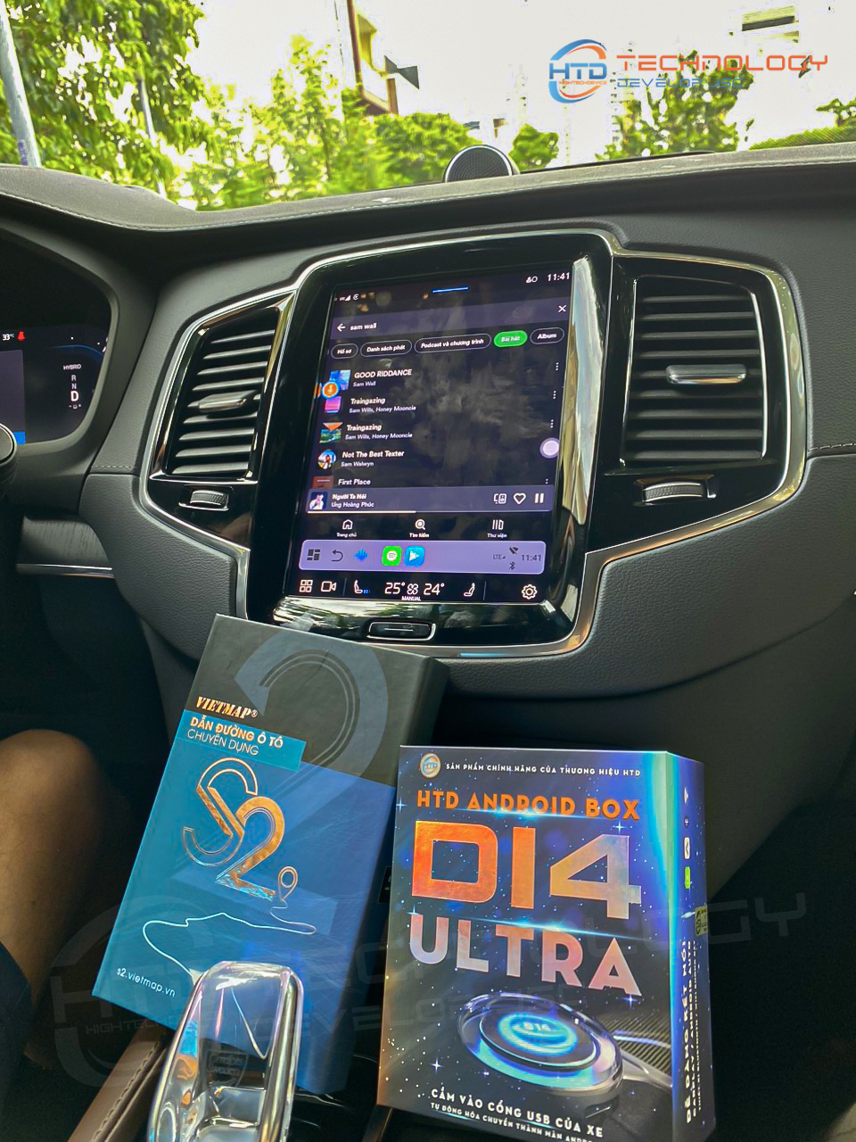 Android box HTD D14 Ultra cho Volvo XC90 2021 - ảnh 6