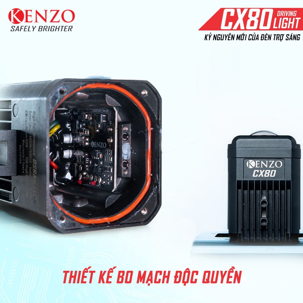 Đèn trợ sáng bi cầu Kenzo CX80 - ảnh 5