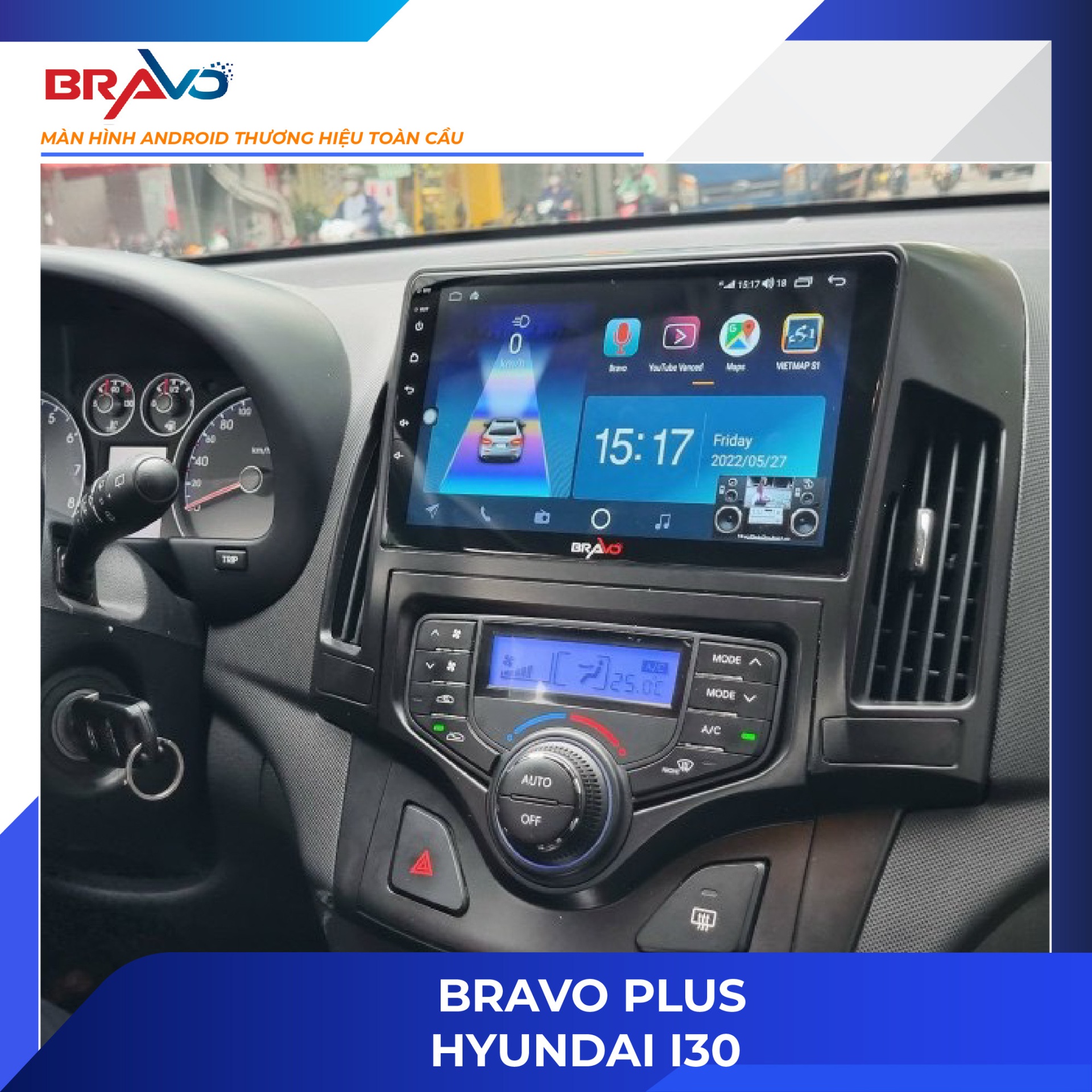 Màn hình android Bravo B100Plus 10 inch - ảnh 2