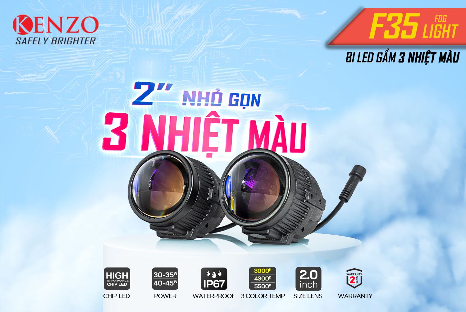 Bi Led Gầm Kenzo F35 2.0  - ảnh 1