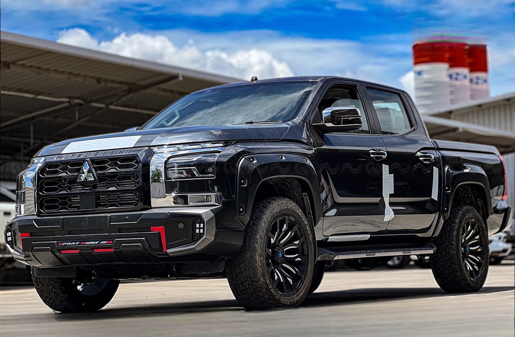  Body Kit Triton 2024 mẫu Rider 