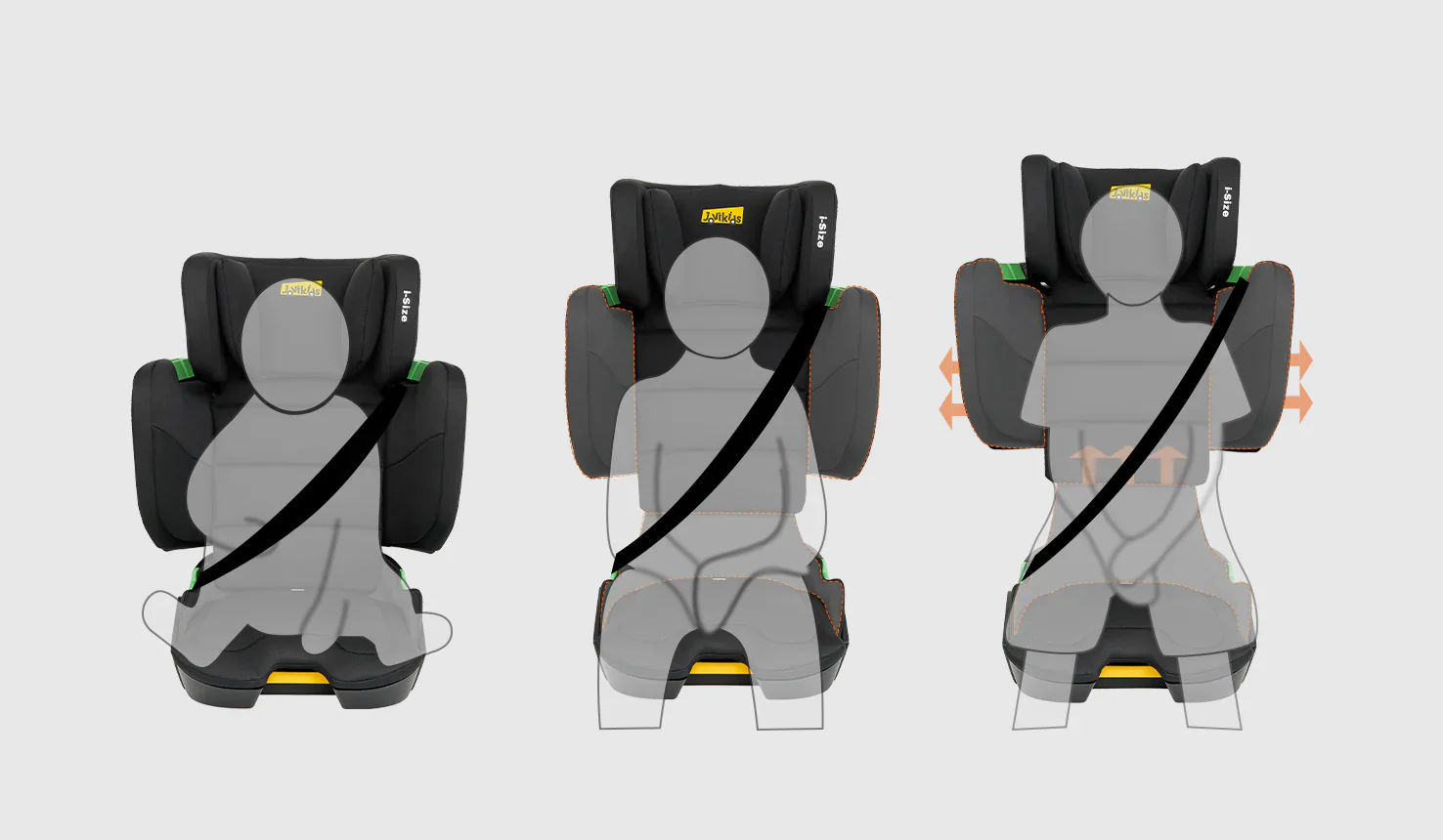 Ghế ngồi ô tô trẻ em Jovikids Rober màu hồng - ảnh 4