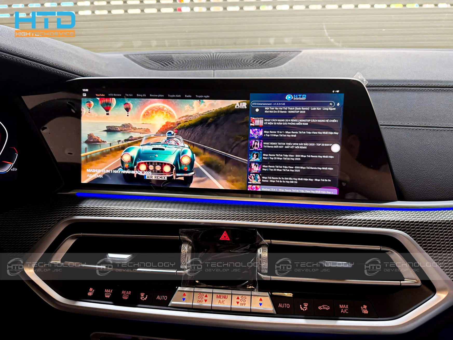 Android box HTD D10 PRO cho BMW X6 2024 - ảnh 7