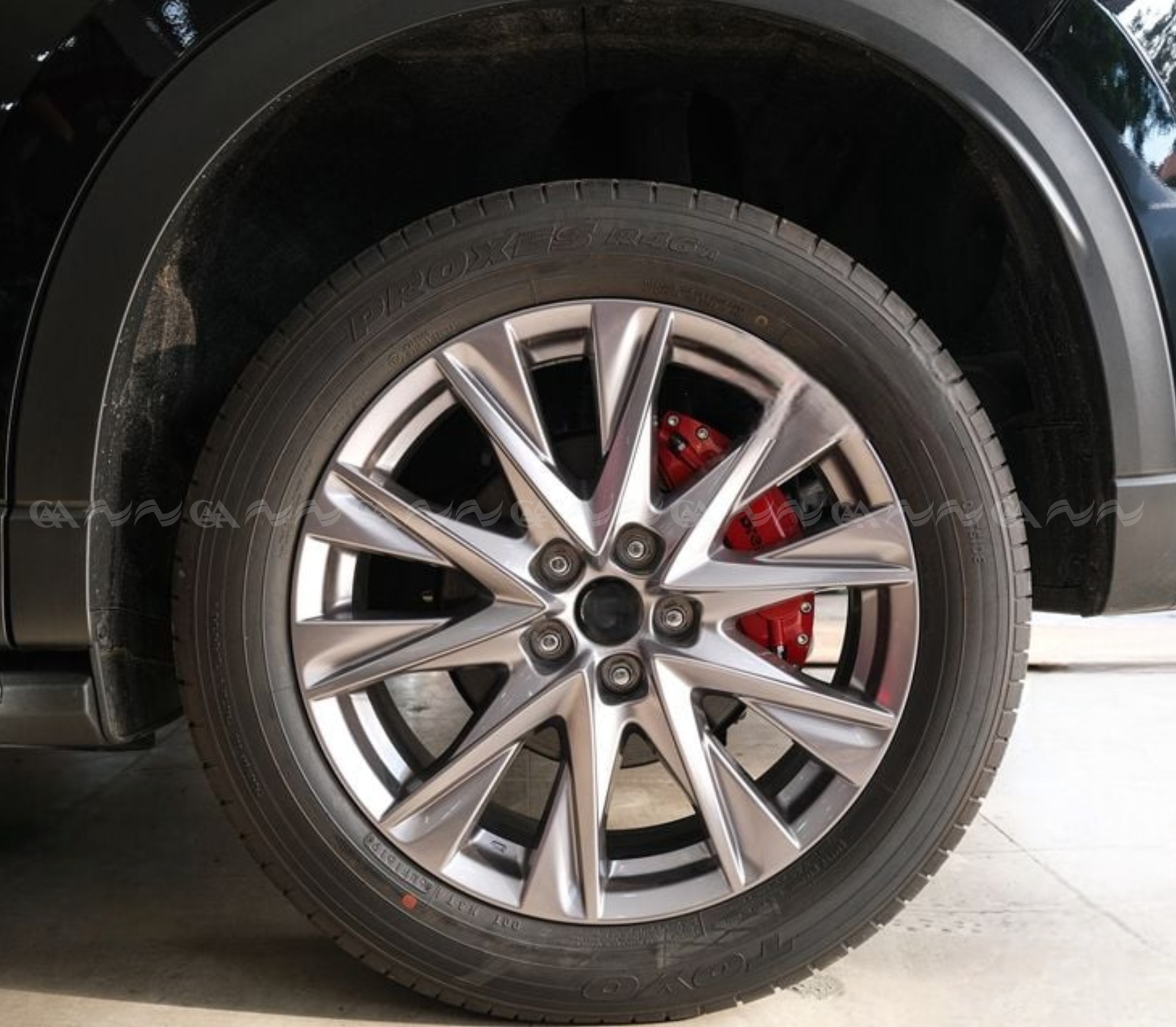  Ốp má phanh HQ Racing CX3 đỏ - ảnh 3