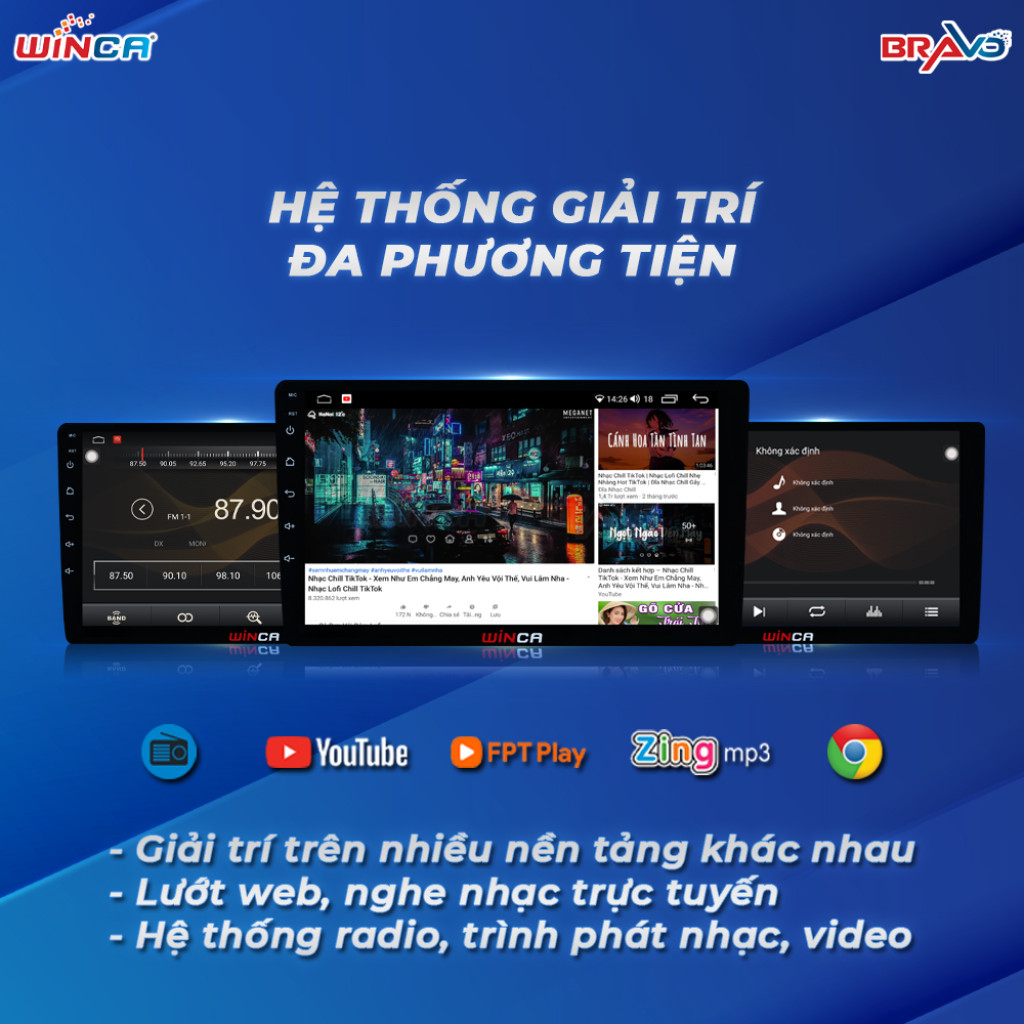 Màn hình android Winca S170+ QLED 10 inch - ảnh 3