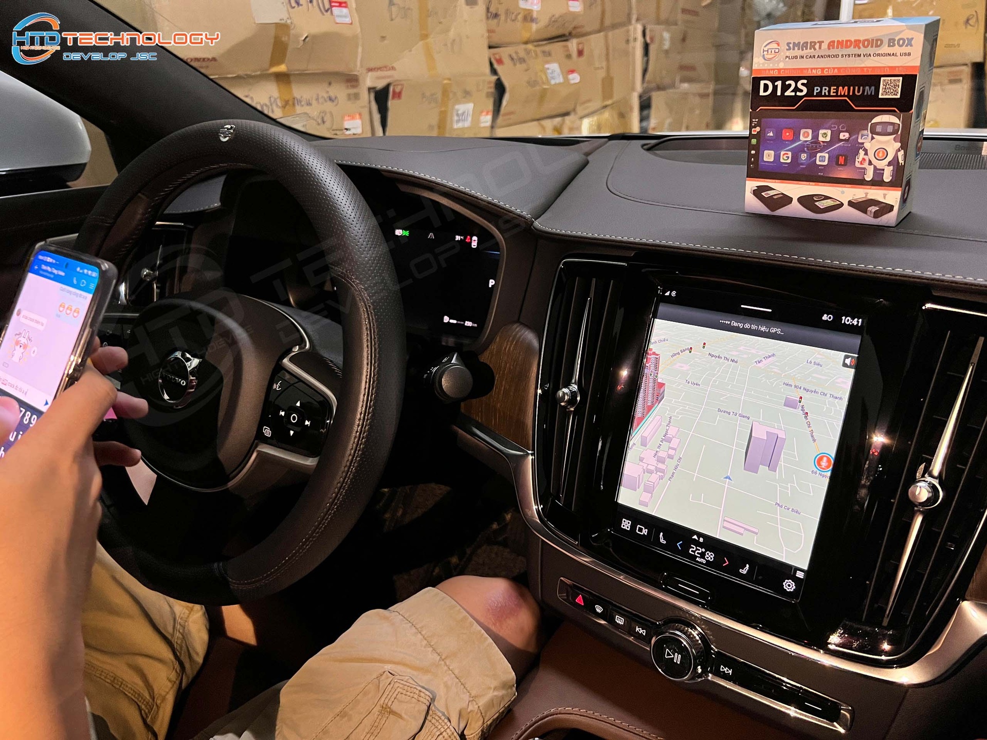 Android box HTD D12S Premium cho Volvo S90L B6 2022 - ảnh 8