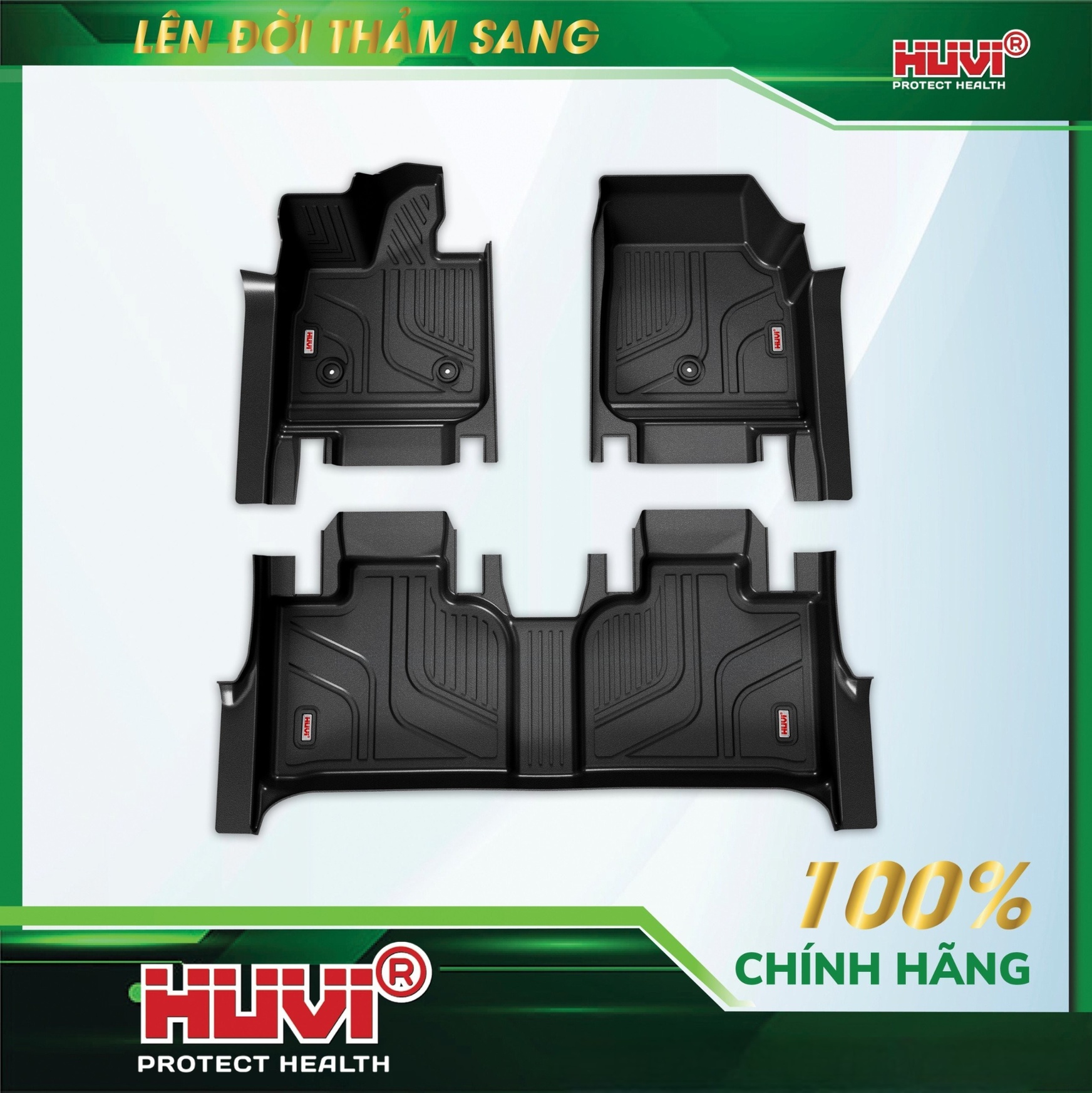 Bề mặt chống trượt v&agrave; chất liệu TPE của thảm s&agrave;n HUVI VF7