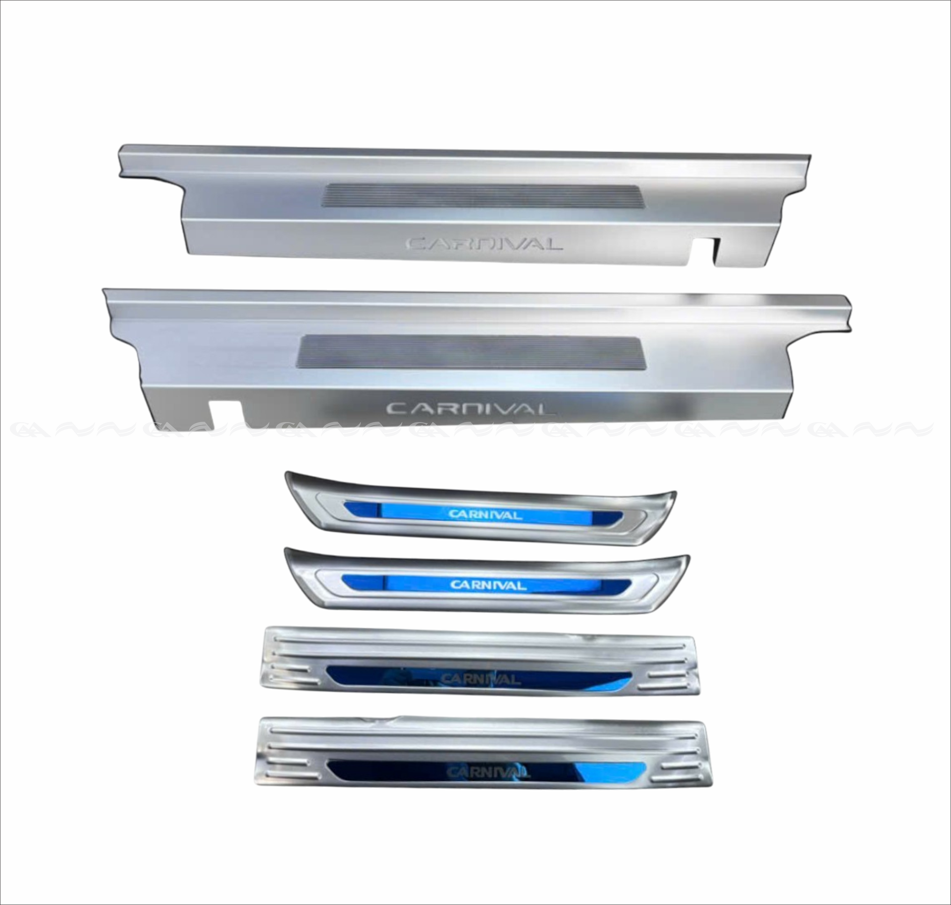  Nẹp bước chân trong + ngoài Carnival 2021+ Inox có đèn  