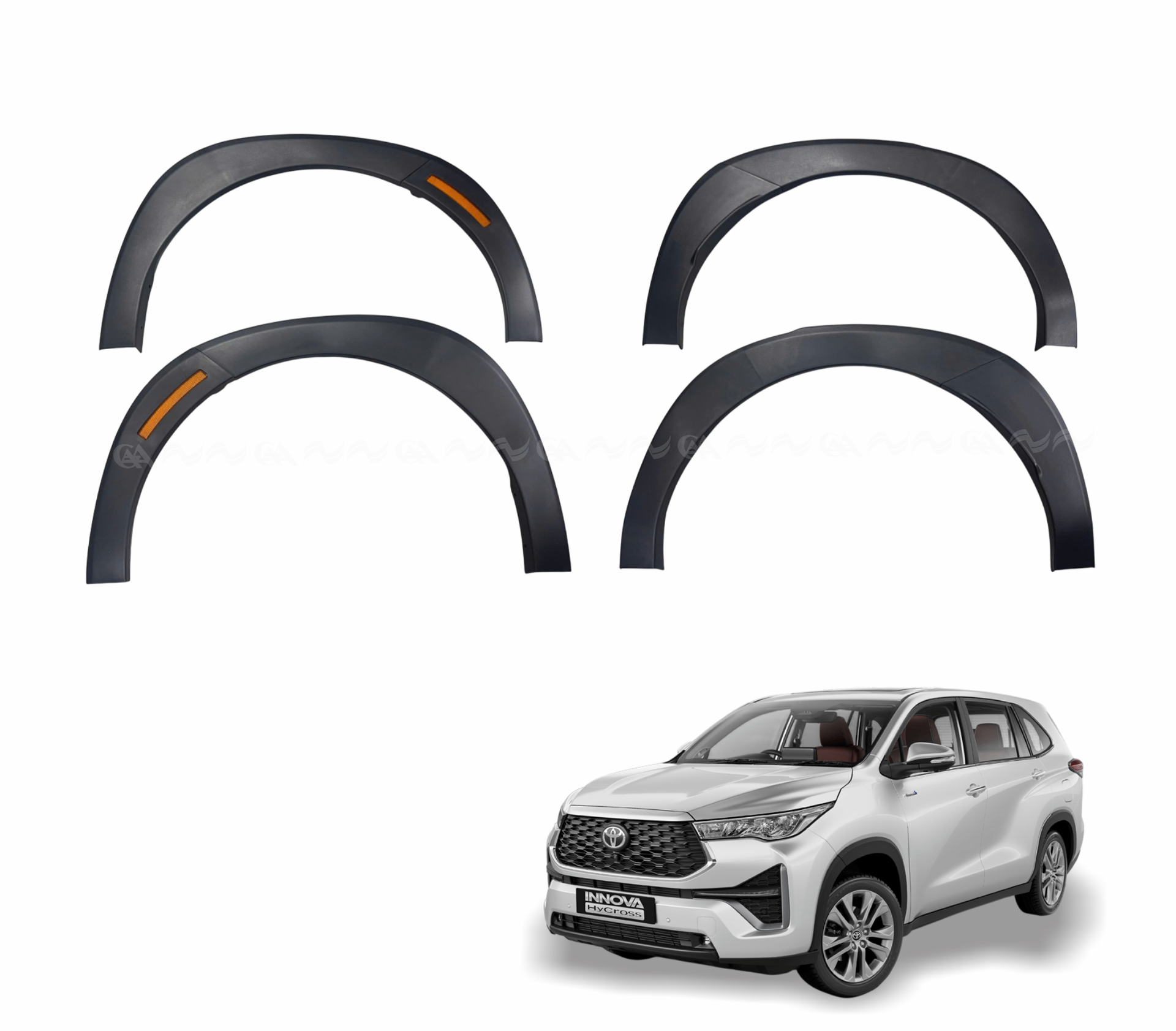 Ốp cua lốp Innova Cross 2023+ phản quang vàng