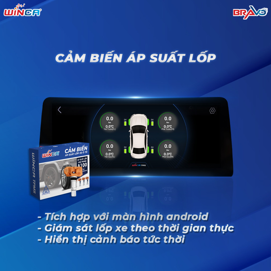 Màn hình android Winca S170+ QLED 10 inch - ảnh 5