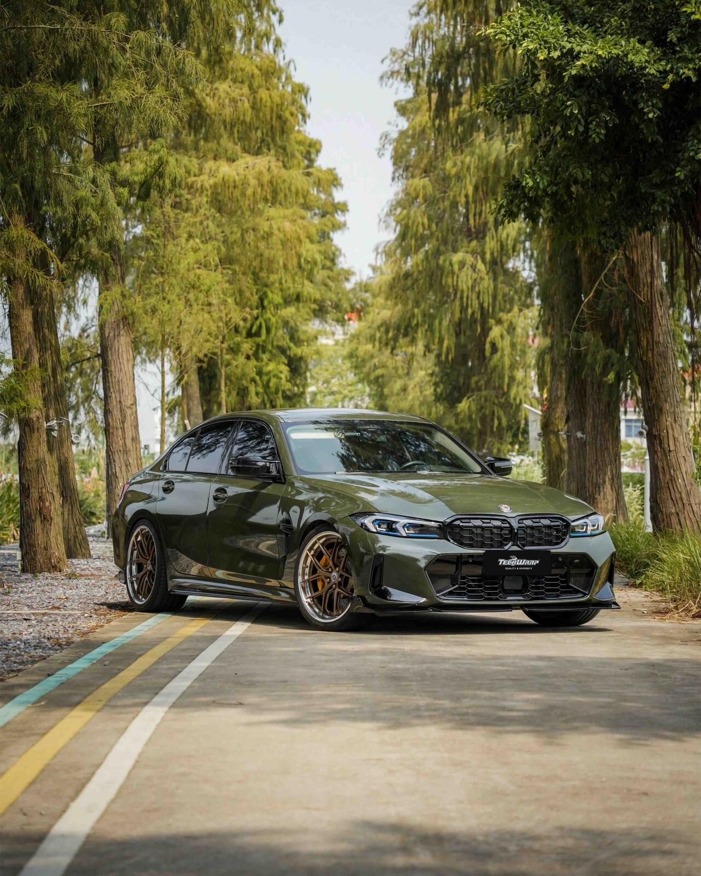 Decal Teckwrap Camouflage Green CG51-HD  - ảnh 4