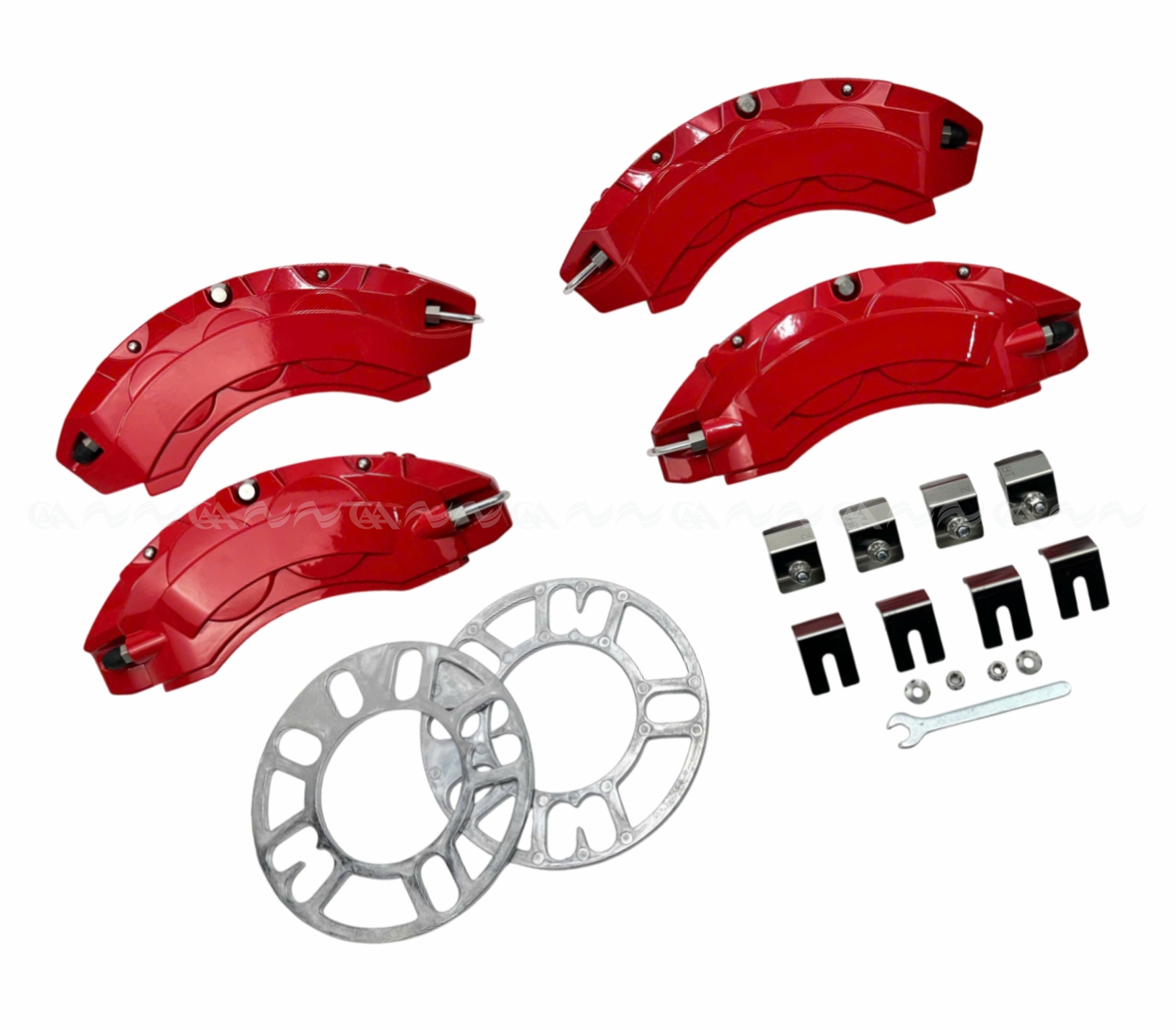  Ốp má phanh HQ Racing Civic 2017+ đỏ - ảnh 2