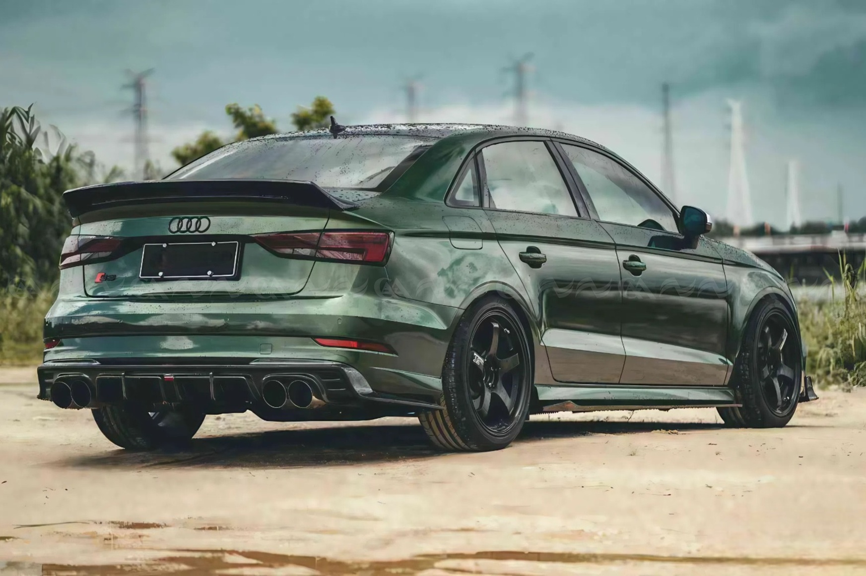  Body Kit Audi A3 2017-2019 mẫu CMST  - ảnh 3