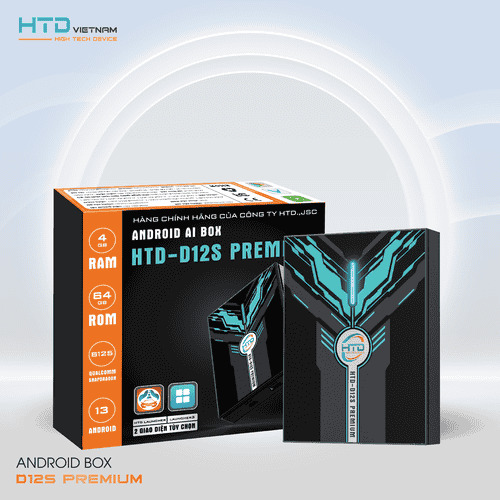 HTD  Android box D12S Premium cho ô tô
