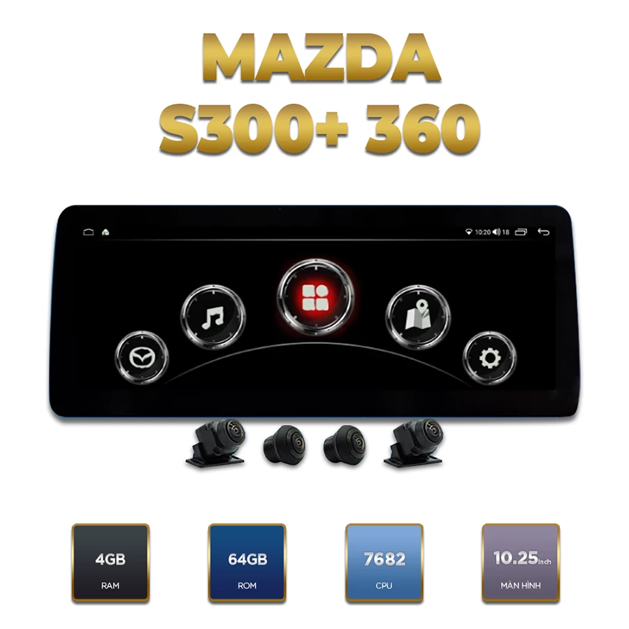 Màn hình android Winca Mazda S300+ Pro