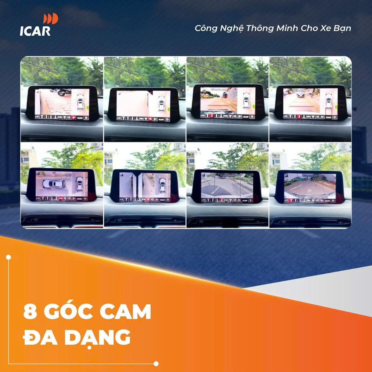 Hệ thống camera v&agrave; d&acirc;y dẫn được lắp đặt gọn g&agrave;ng