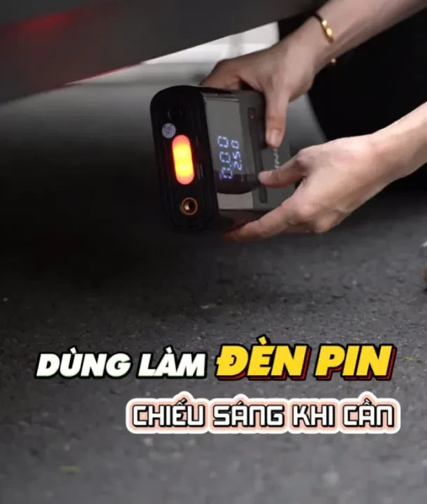 Chức năng bơm lốp của Winca T2000