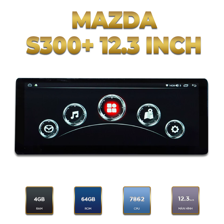 Màn hình android Winca Mazda S300+ 12.3 inch (CX5, CX8)