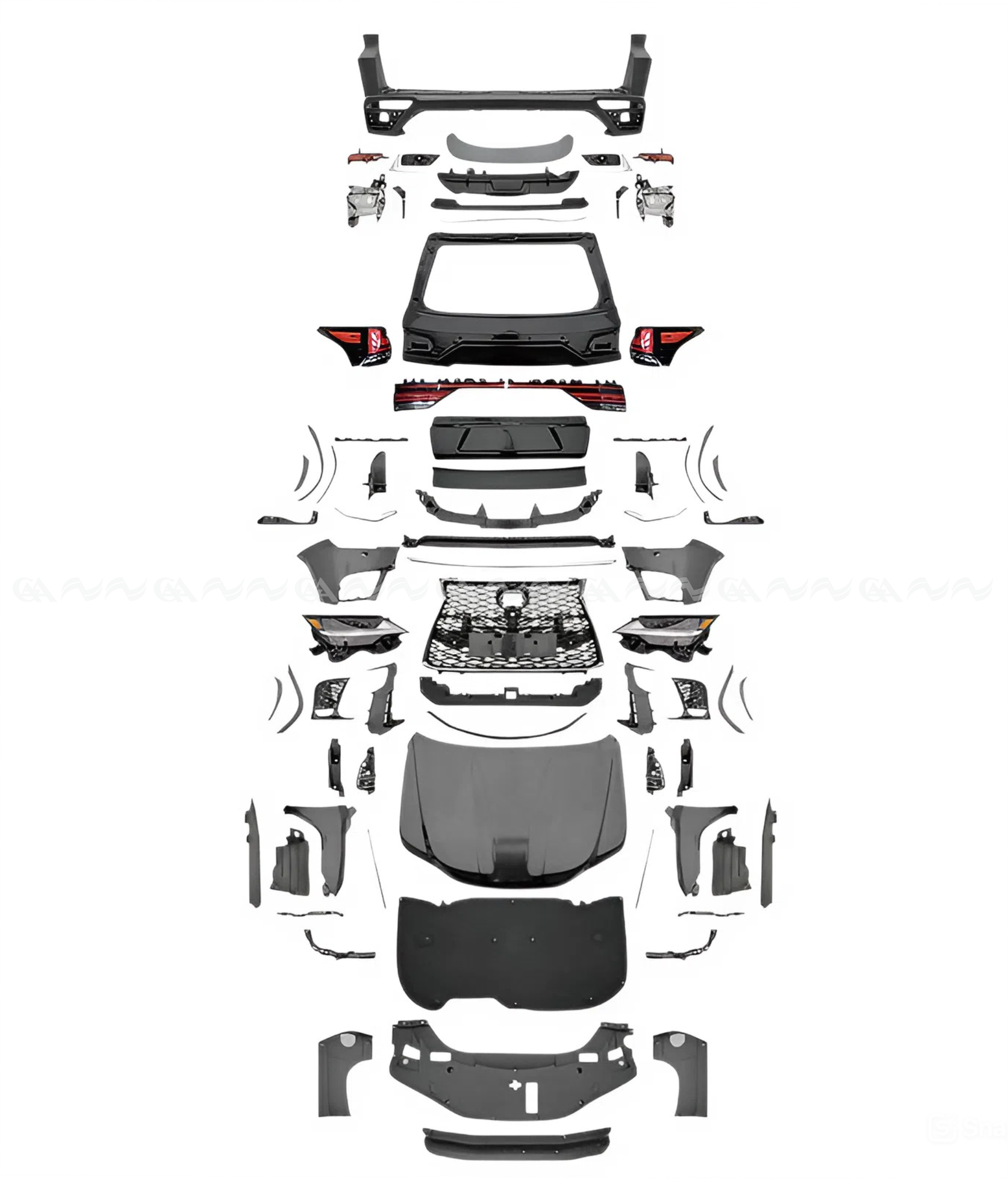  Body Kit Lexus LX570 2008 Up LX600 F Sport 2022  - ảnh 5