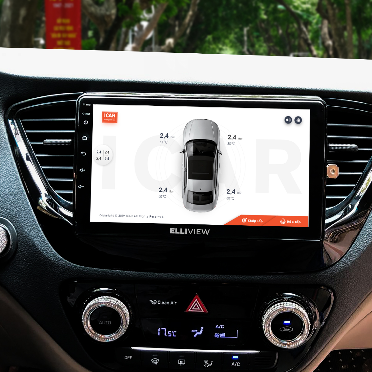 Cảm biến áp suất lốp Icar Ellisafe AD15 cho ô tô - ảnh 2