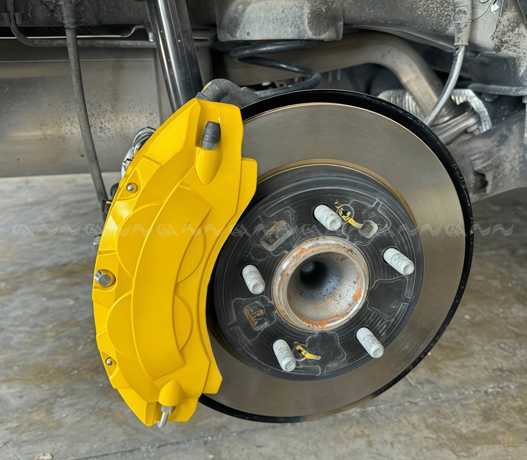 Ốp má phanh HQ Racing Territory 2022 vàng - ảnh 2