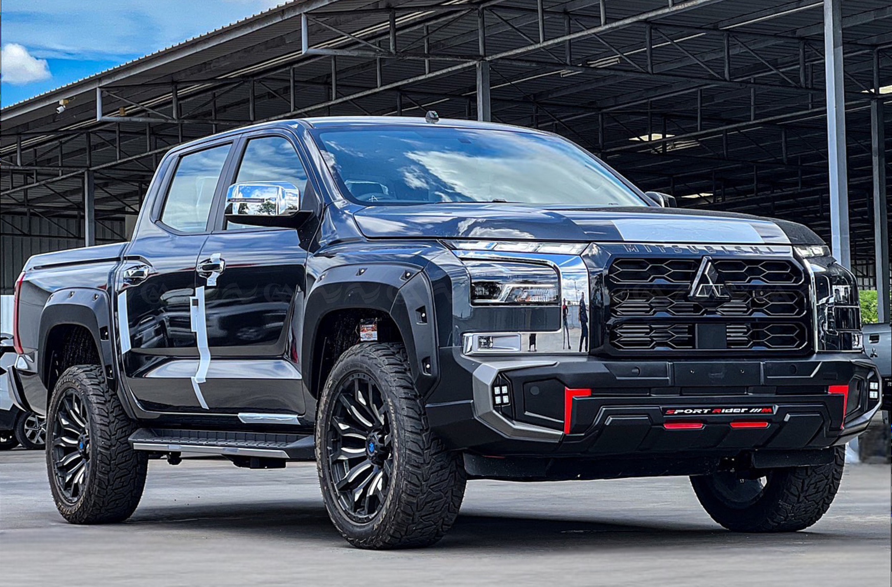  Body Kit Triton 2024 mẫu Rider  - ảnh 3