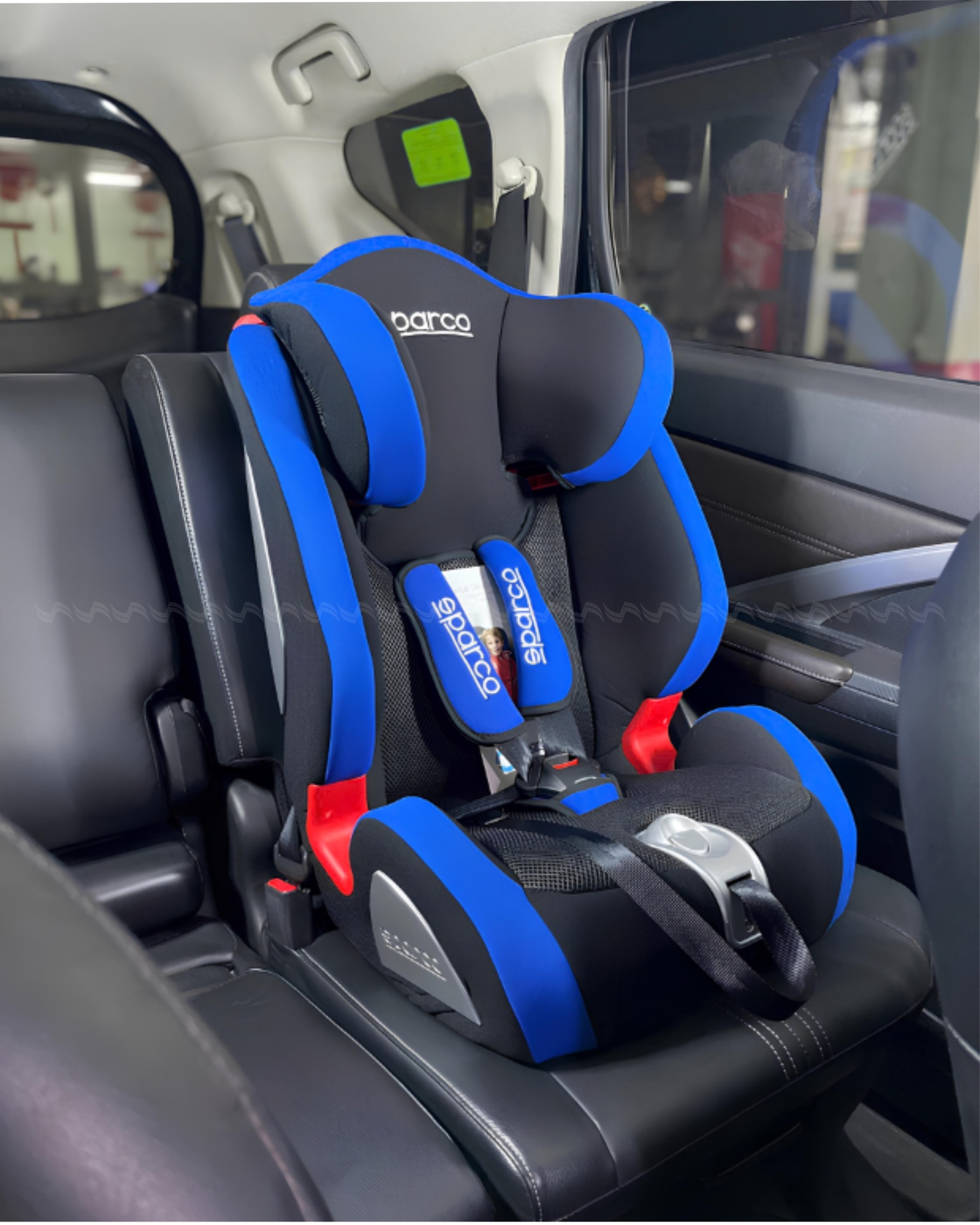 Ghế ngồi ô tô trẻ em Sparco F1000K màu xanh  - ảnh 2