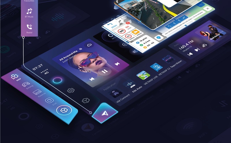 Màn hình android Teyes CC4 Pro 10.36inch 12/256  - ảnh 4