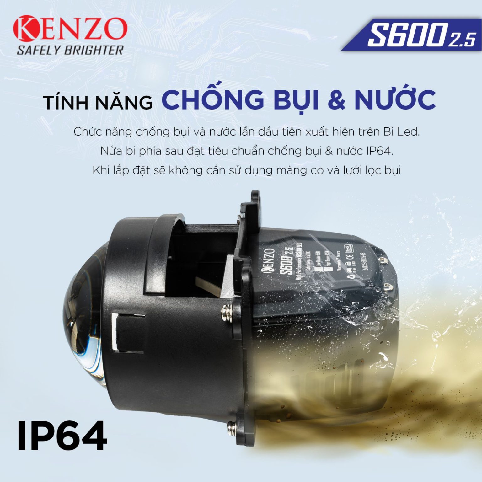 Bi Led Kenzo S600 2.5 - ảnh 6