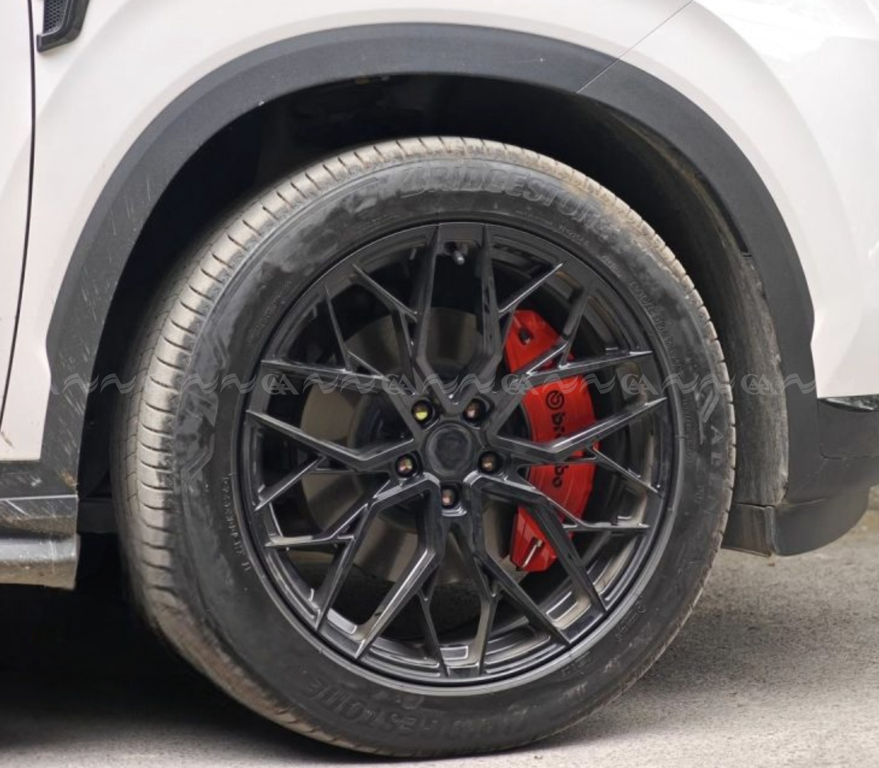  Ốp má phanh HQ Racing Palisade đỏ - ảnh 3