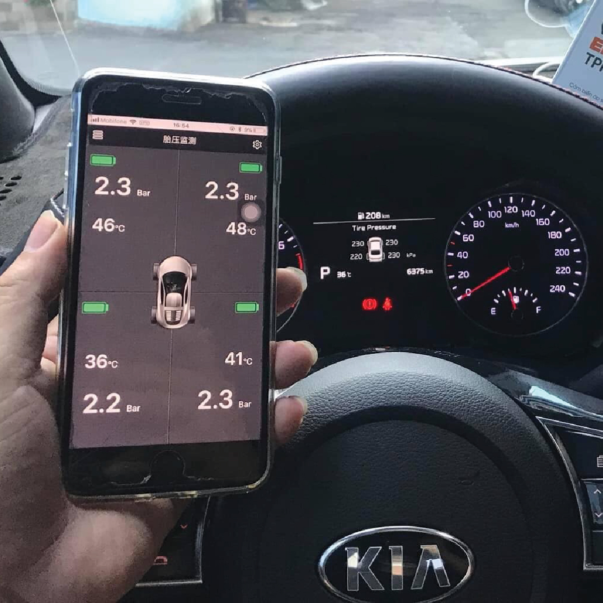 Cảm biến áp suất lốp Icar Ellisafe i32 cho ô tô - ảnh 4
