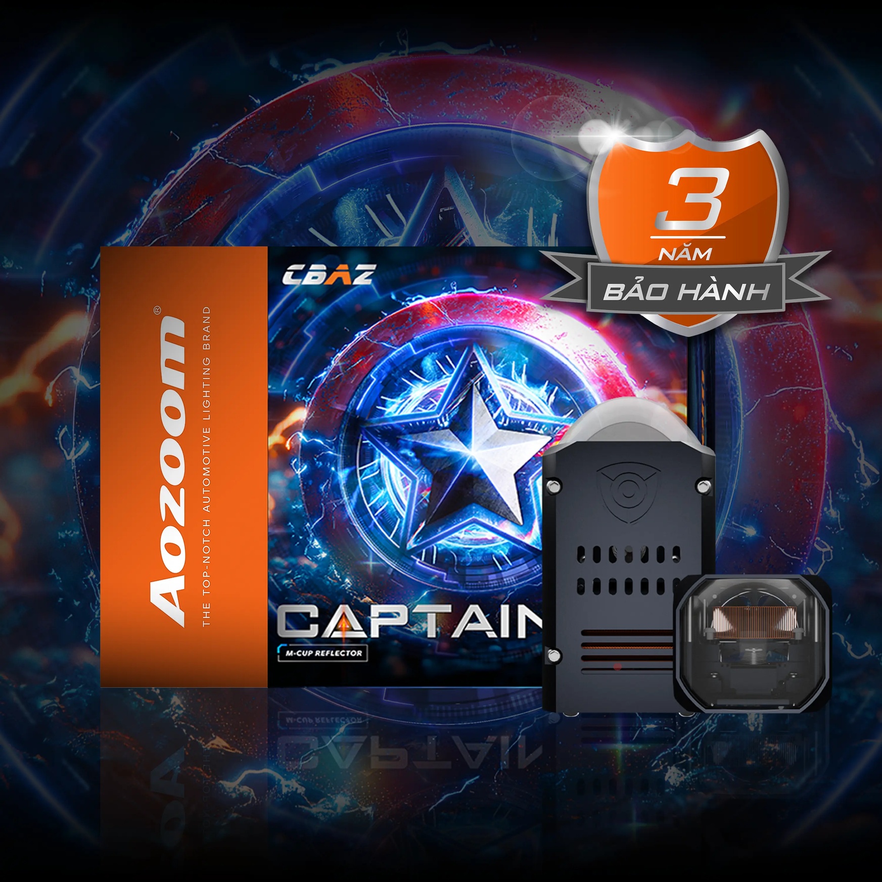 Bi LED Aozoom Captain New Arrival 1.8 inch cao cấp