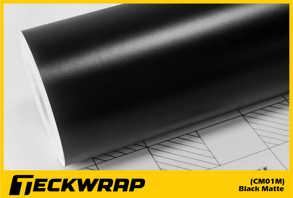 Decal Teckwrap Black Matte CM01M 