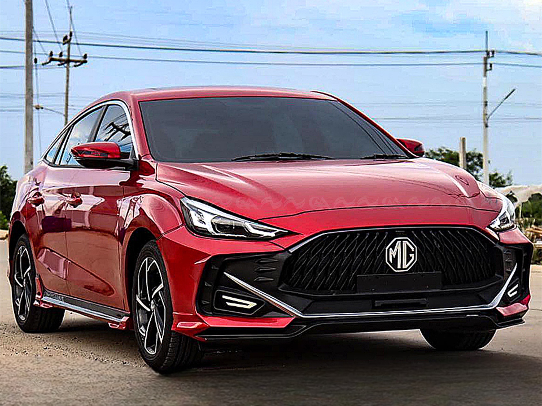  Body Kit MG 5 2021 mẫu Rider V2