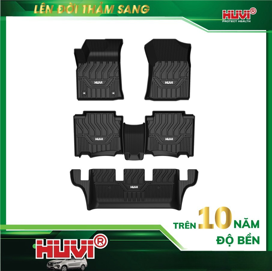 Chi tiết chất liệu TPE cao cấp của thảm s&agrave;n HUVI
