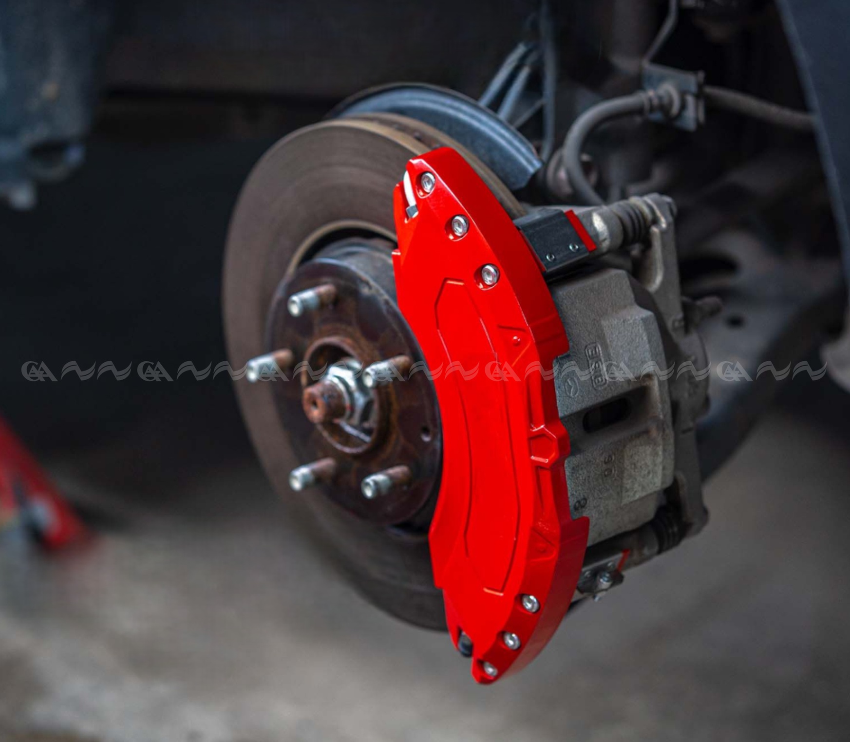  Ốp má phanh HQ Racing CX5 2018 đỏ  - ảnh 2