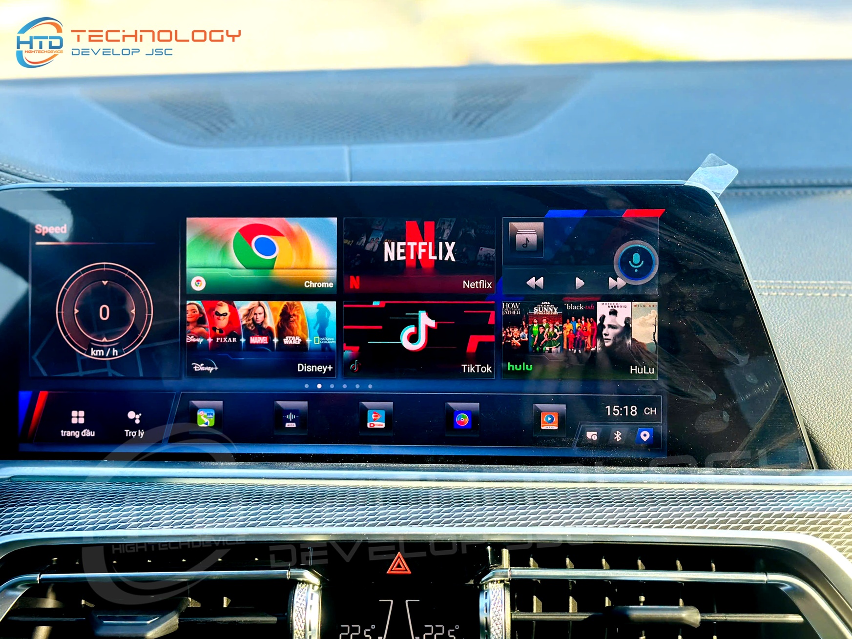 Android box HTD D10-BM02 cho BMW X5 2023 - ảnh 8